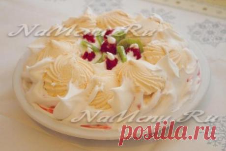 Торт из зефира без выпечки