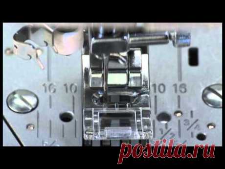 SINGER® All Purpose Clear Lock & Side Slit Presser Foot Tutorial