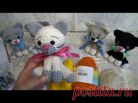 Мастер класс по вязанию Котика крючком.