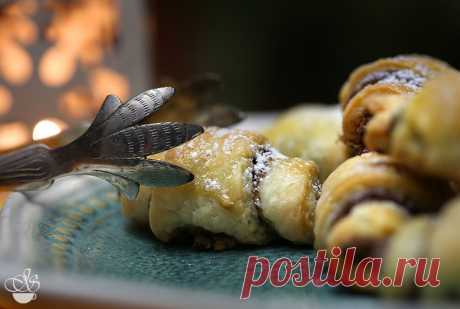 Рогалики с шоколадом (Rugelach)