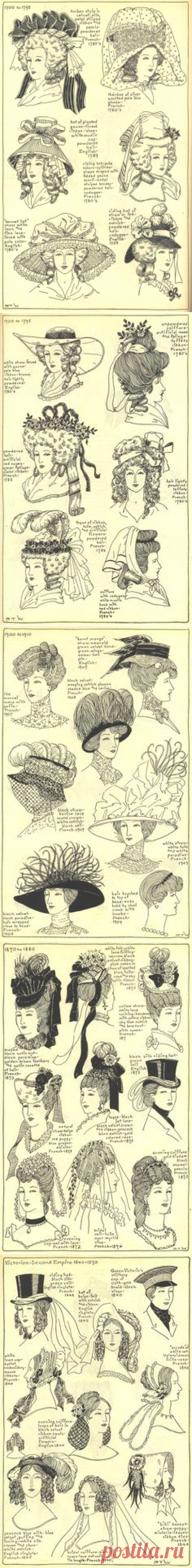18thcenturyhatswomens1770-1776.jpg Photo:  This Photo was uploaded by Idzit. Find other 18thcenturyhatswomens1770-1776.jpg pictures and photos or u… | Pinteres…