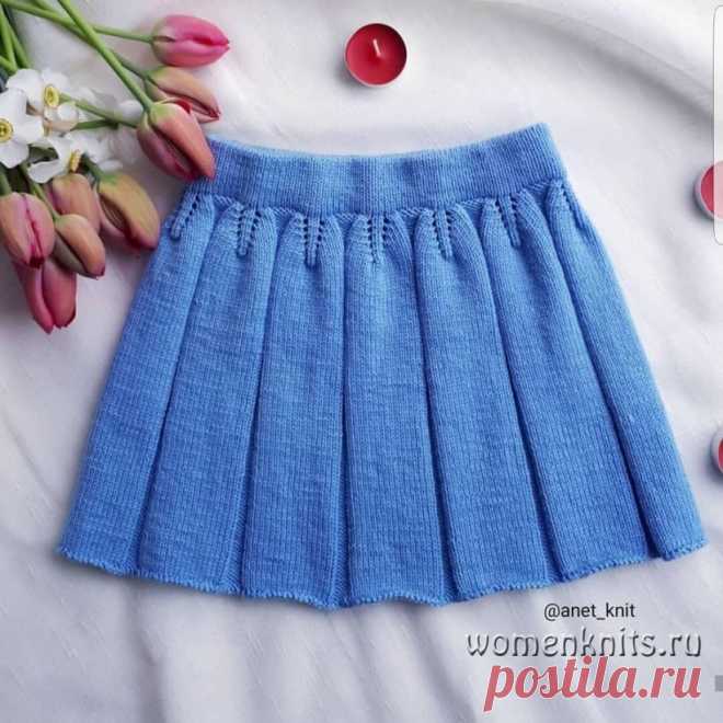Юбочка Gloria skit спицами
Описание: http://womanknits.ru/vyazanie-dlya-detej/detskie-yubki/yubochka-gloria-skit-spicami