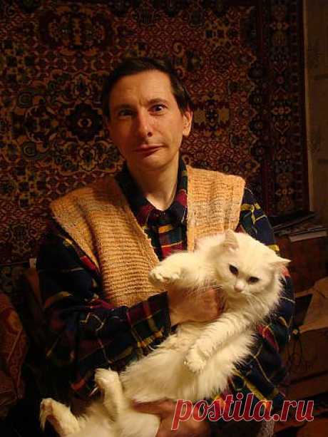 Я и кошка.