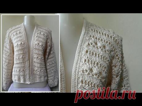 Cardigan / Casaco de Crochê - Ruth Fabricia