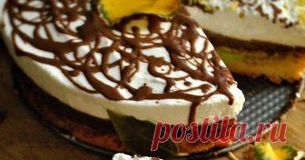 Безглутенова бърза крем торта 