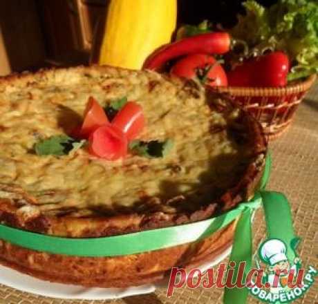 Киш по-русски из картофельного теста - кулинарный рецепт