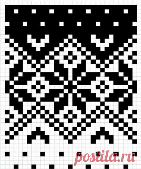 Норвежские узоры спицами