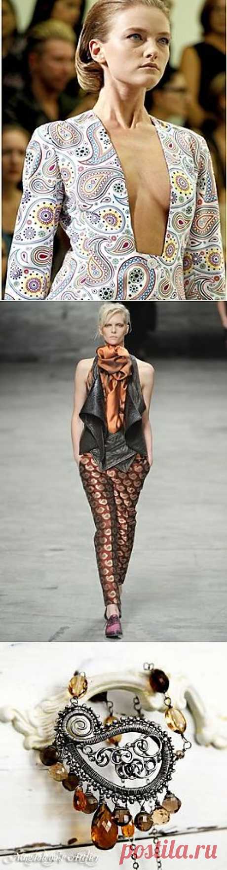 Пейсли или огурец повсюду (трафик) / Тенденции / Модный сайт о стильной переделке одежды и интерьера