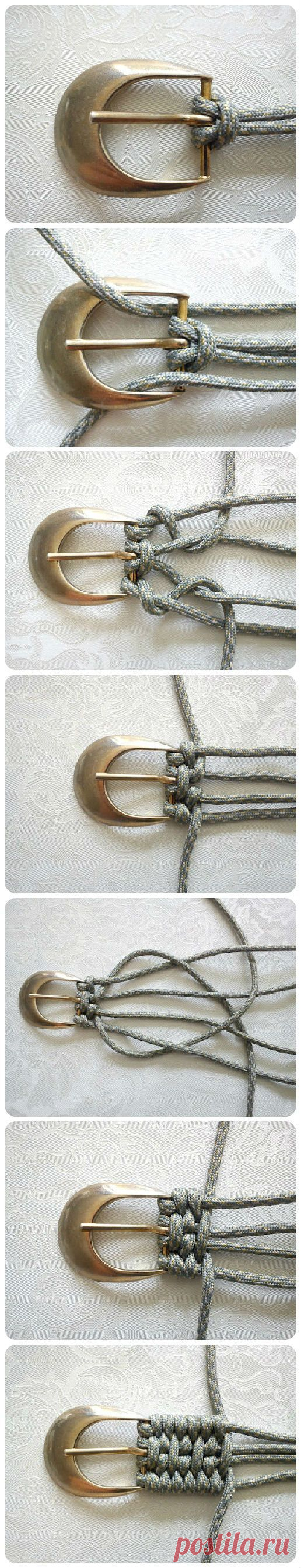 Как сплести ремень (Diy) / Ремни / Своими руками - выкройки, переделка одежды, декор интерьера своими руками - от ВТОРАЯ УЛИЦА
