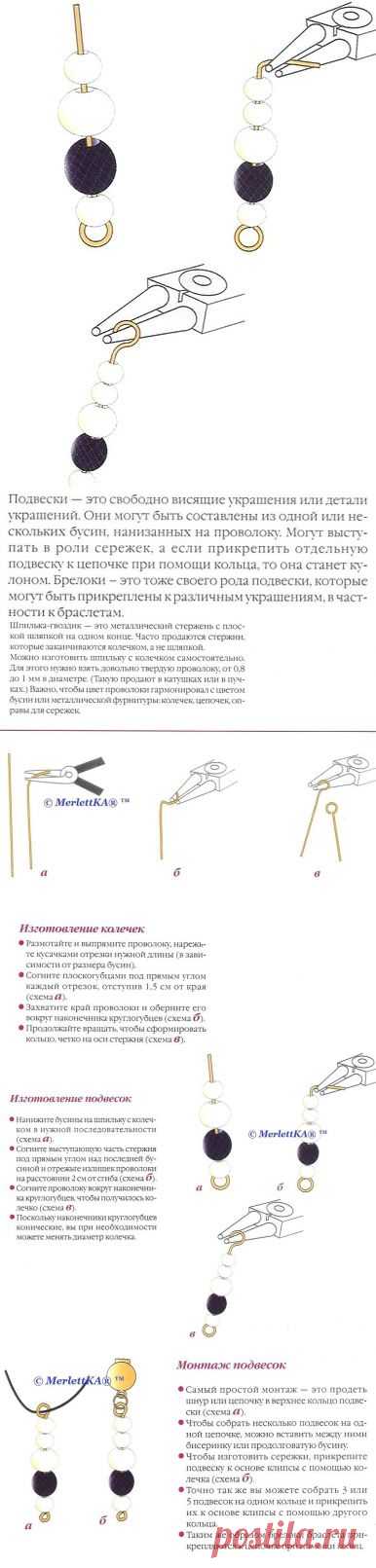 Проволока - как сделать подвеску