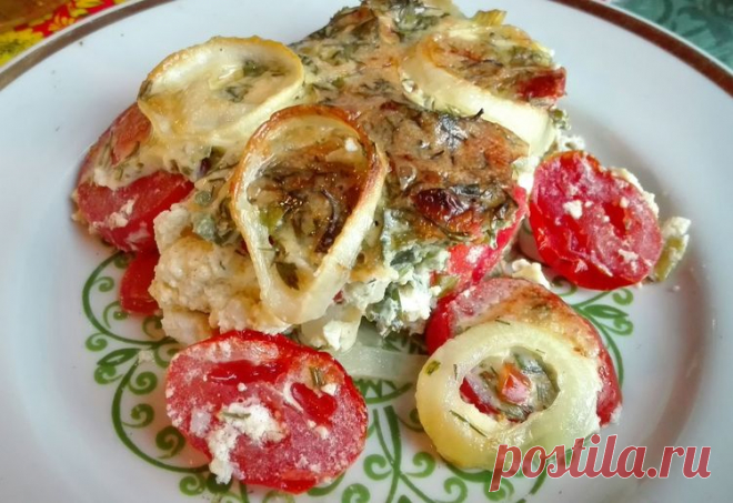 Треска запеченная с овощами под майонезом - Простые рецепты Овкусе.ру