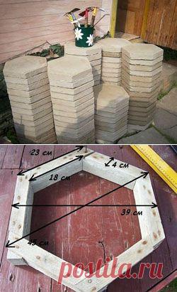 Тротуарные дорожки своими руками (мастер-класс) - Дача, сад и огород - Архив статей - Домашние посиделки