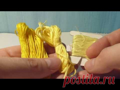 Вышивка гладью для начинающих: вливание цветов