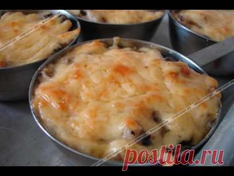 Рецепт жульена с курицей и грибами