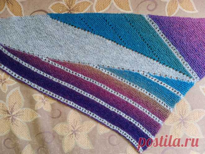 Совместное вязание оригинальной шали Pyros | Пряжа Кауни, Дундага, Лимбажу в наличии. Вязание