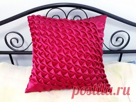 ผังหมอน/สอนวิธีเย็บ/วิธีจับจีบหมอนอิงลายสม๊อค (Smocking Pattern/Smocked Pillow)