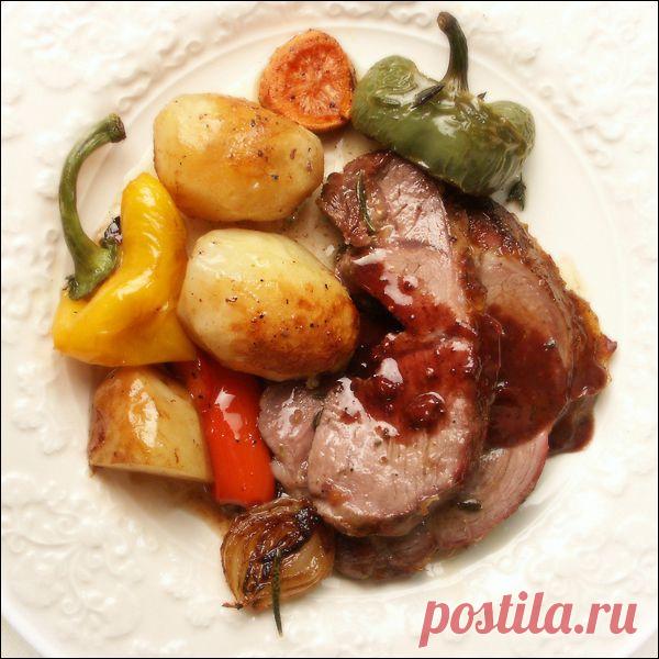 Баранина и овощи