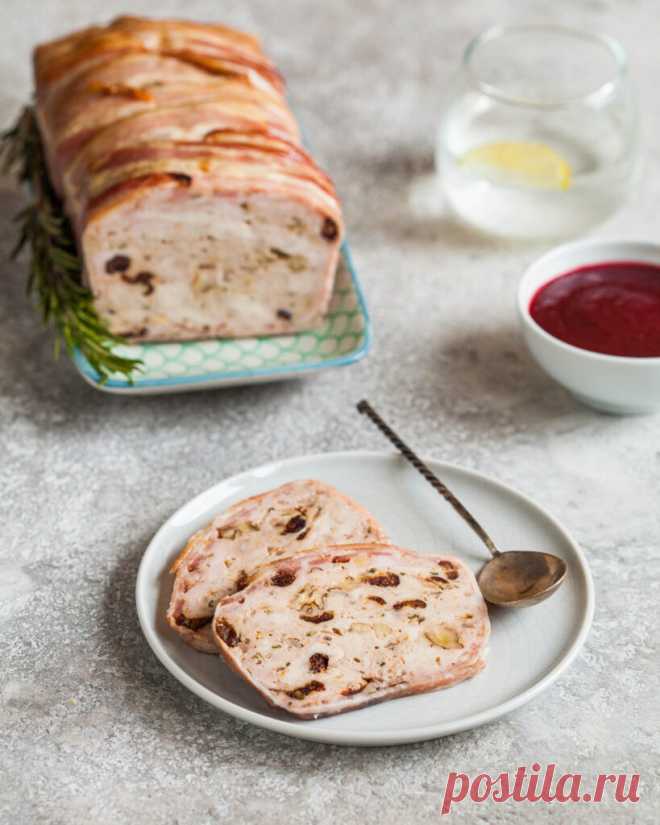 Daria Saveleva | Террин из индейки с клюквой, грецкими орехами и розмарином - Daria Saveleva