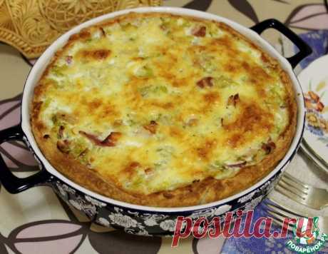 Луковый киш с беконом – кулинарный рецепт