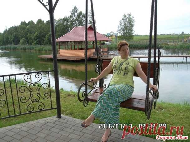 Юбка спицами 