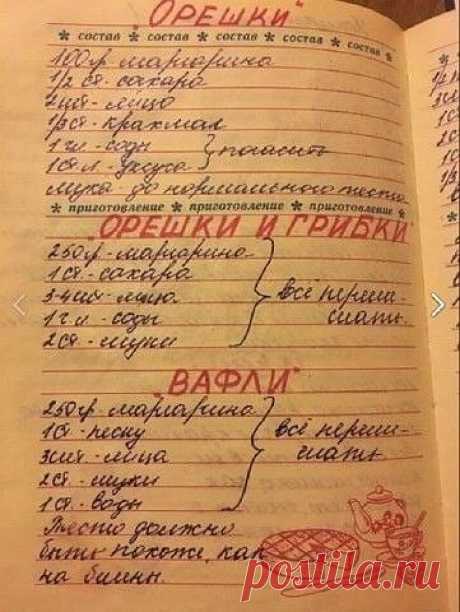 Проверенные не одним поколением рецепты сладостей