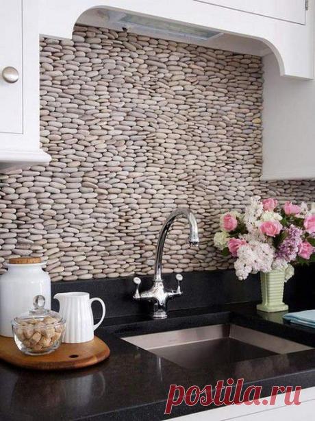 Нестандартный прием: галька в интерьере - Ремонт и дизайн