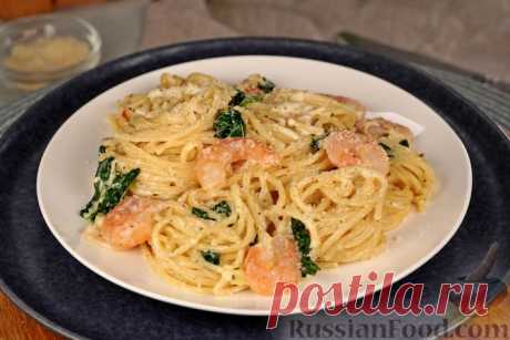 Спагетти с морепродуктами, рецепты на RussianFood.com: 51 рецепт