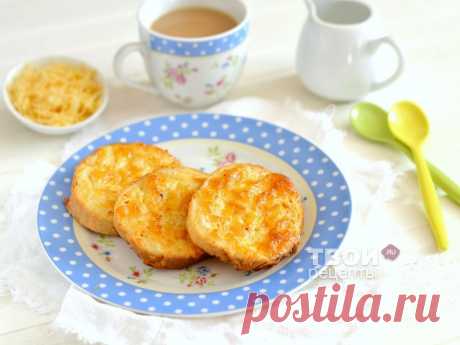 Гренки с сыром.