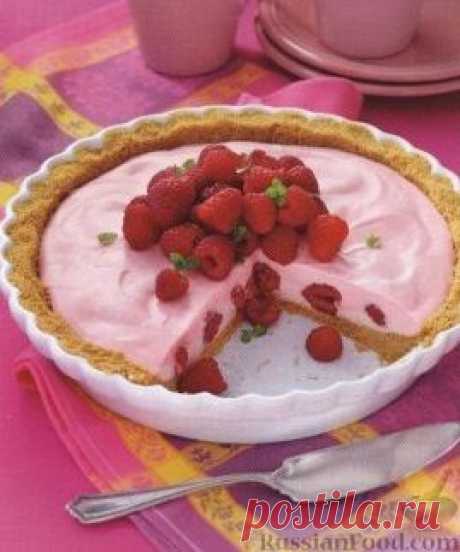 Пирог с начинкой из маршмелоу