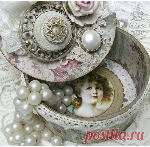 Шкатулка своими руками из бобины от скотча. Мастер класс. Интернет магазин "Мир своими руками".