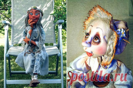 Скульптурная текстильная кукла своими руками