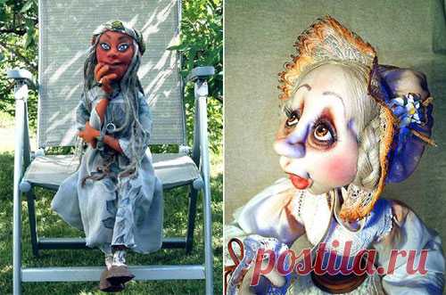 Скульптурная текстильная кукла своими руками