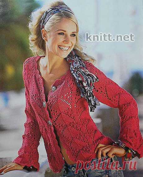Летний ажурный жакет | knitt.net | Все о вязании