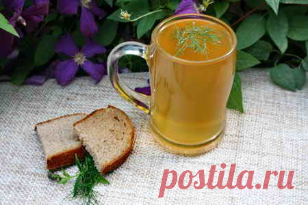 Домашний квас из ржаного хлеба - кулинарный рецепт с фото