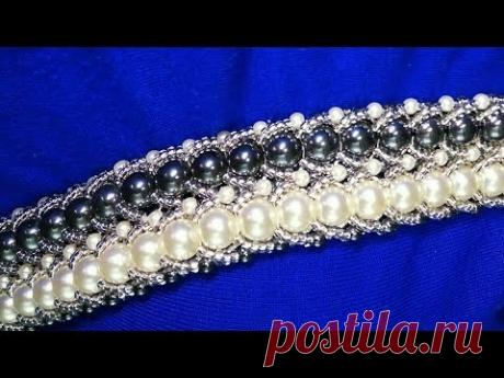 Браслет. Плоский двойной американский жгут. Double flat american harness.مزدوجة مسطحة الأمريكية ضفير