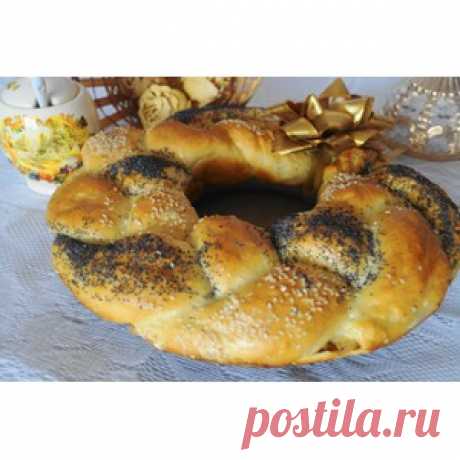 Пасхальный венок с тремя начинками