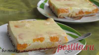 Schmandkuchen — сметанный пирог (с мандаринами) | Наш дом