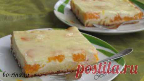 Schmandkuchen — сметанный пирог (с мандаринами) | Наш дом