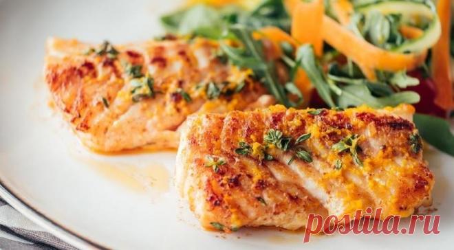 ​Треска с апельсиновым маслом.