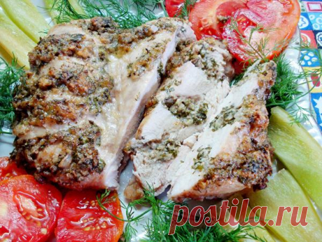Куриная грудка с орехами по-грузински