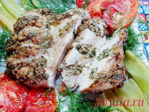 Куриная грудка с орехами по-грузински