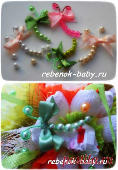 Стрекозки для декора