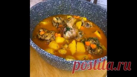 Блюдо на обед или yжин!
Жаркое По-Домашнему
Нам понадобится:
- Курица 800го.
- Картофель 5шт.
Показать ещё