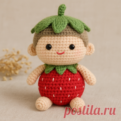 Strawberry Girl Amigurumi Pattern