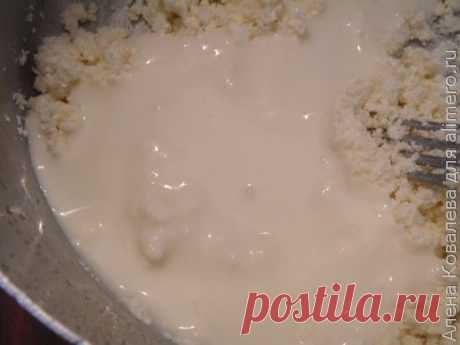 Творожные оладьи с яблоками