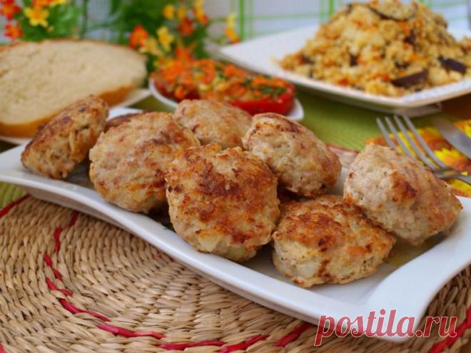 Индюшиные котлеты с кус-кусом / Мясные вторые блюда / Кукорама — вкусные рецепты!