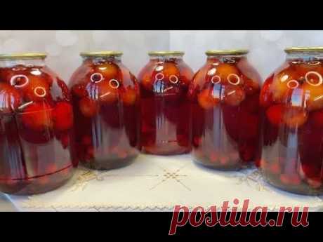 КОМПОТ «БЕЗ ХЛОПОТ»5 МИНУТ И ГОТОВО !! КОМПОТ НА ЗИМУ ЛЁГКИЙ И БЫСТРЫЙ 🍒🍒🍒