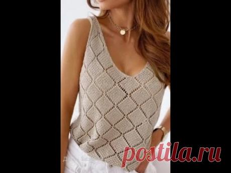 ПРОСТАЯ МАЙКА СПИЦАМИ !!!!ДОЛЖНА БЫТЬ У КАЖДОЙ ЖЕНЩИНЫ!!!