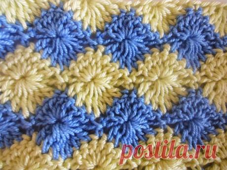 Двухцветный узор