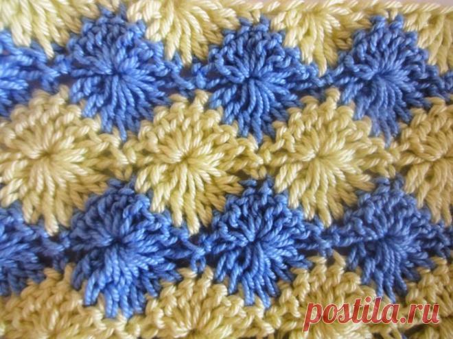 Двухцветный узор